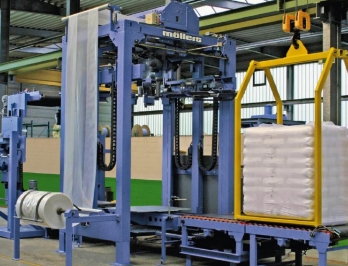Palletloos hoesverpakkingsmachine
